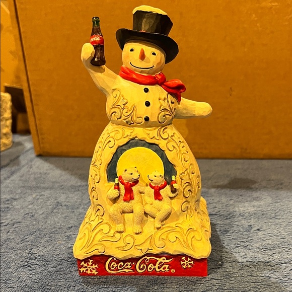 Coca Cola Other - Coca Cola Jim Shore ‘Polar Refreshment’ Snowman Figurine